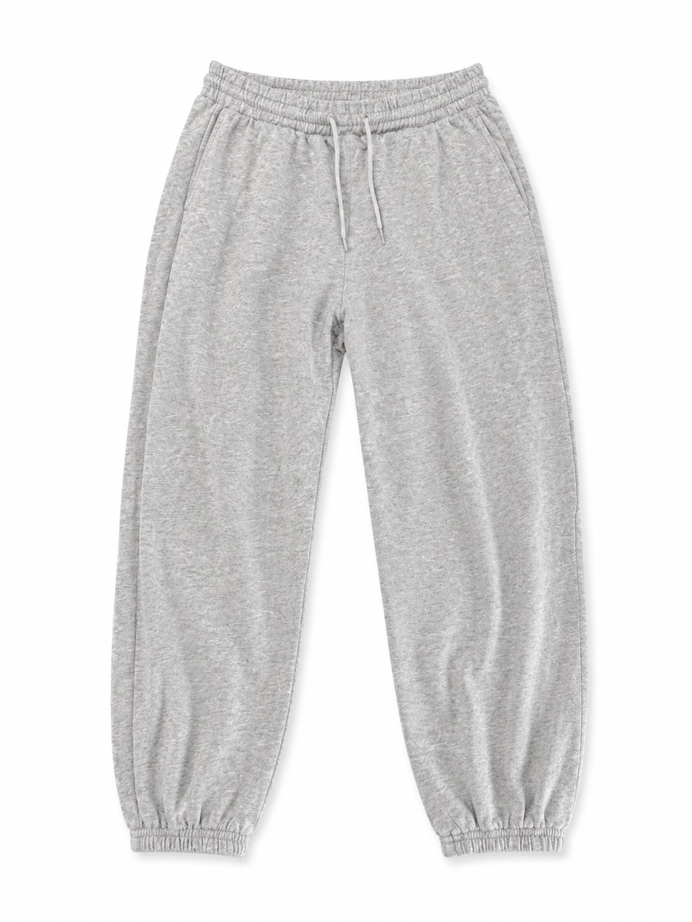 Light Gray Drawstring Jogger Sweatpants M tall